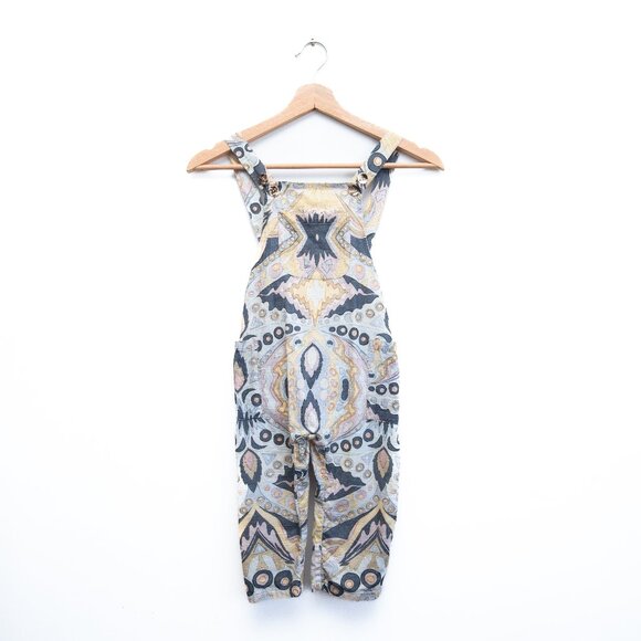 CULT GAIA Kids' Kenji Graphic-print Jumpsuit In White